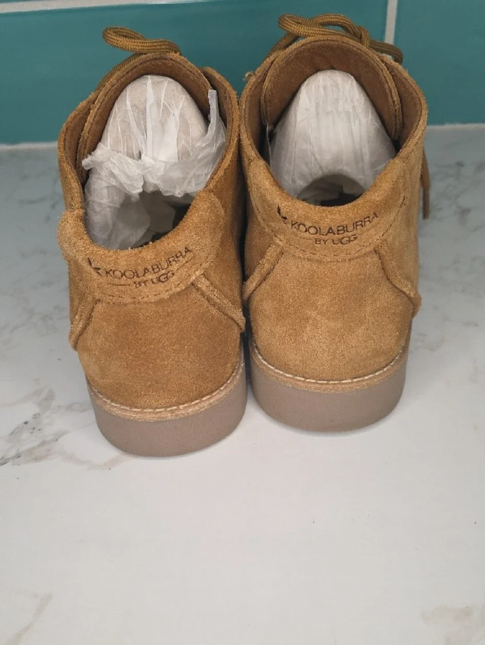 Koolaburra Men's Suede Chukka Boots in Tan